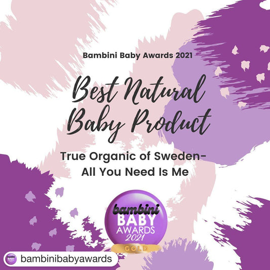 Winner best Natural baby product - True Organic of Sweden