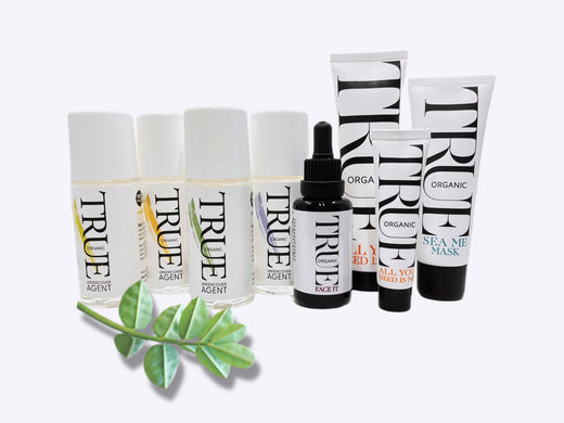 Organic skincare products by True organic of Sweden 