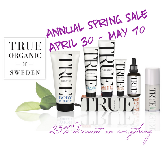 Annual Spring Sale - True Organic of Sweden