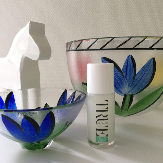 Swedish and Scandinavian design in skincare products - True Organic of Sweden