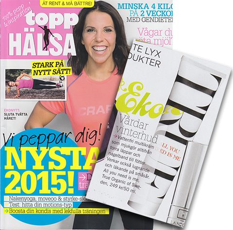 Topp Hälsa , January 2015 - True Organic of Sweden