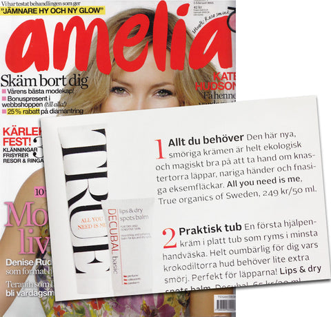 Amelia, Februari 2015 - True Organic of Sweden