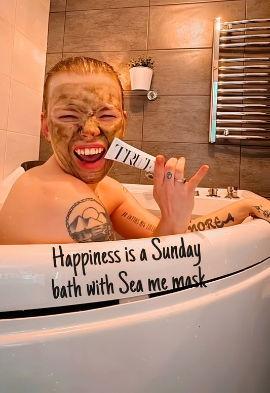 Increase your happy hormone with Sea me mask - True Organic of Sweden