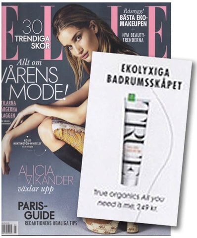 Elle, Februari 2015 - True Organic of Sweden