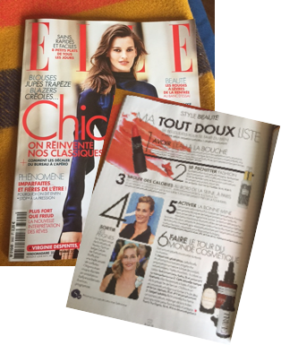 ELLE, FRANCE, September 2016 - True Organic of Sweden