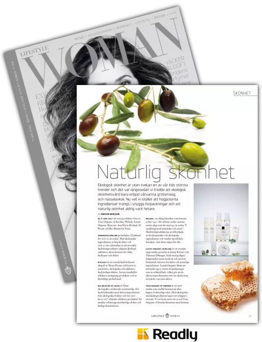 Lifestyle Woman, December 2015 - True Organic of Sweden