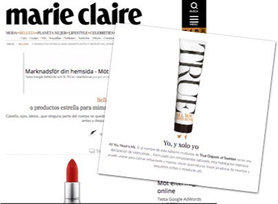 MarieClaire.es - True Organic of Sweden