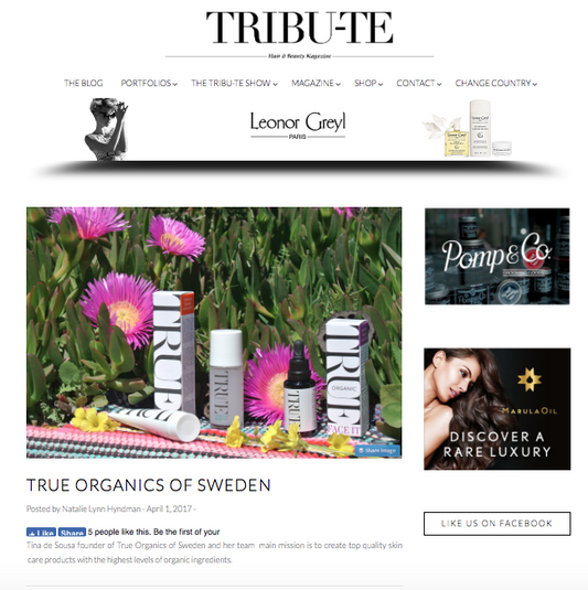 Tribu-te - True Organic of Sweden