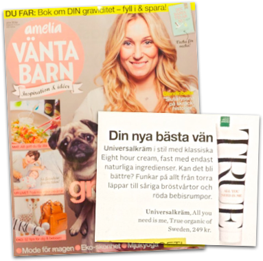 Amelia Vänta barn, November 2014 - True Organic of Sweden