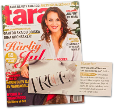 Tara, No. 14, November 2014 - True Organic of Sweden