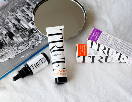 Best organic serum Face it and best multi purpose balm All you need is me by True organic of Sweden 