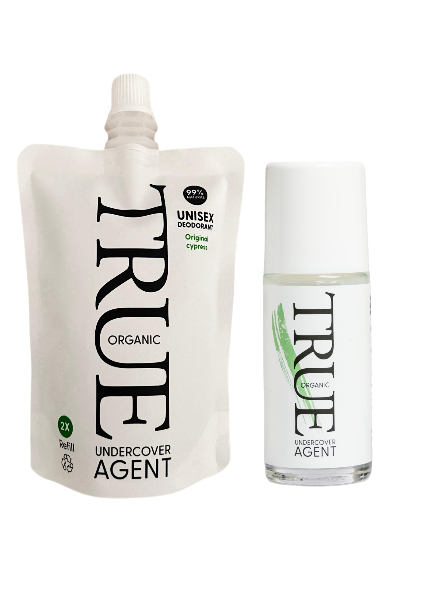 Undercover agent bottle + refill