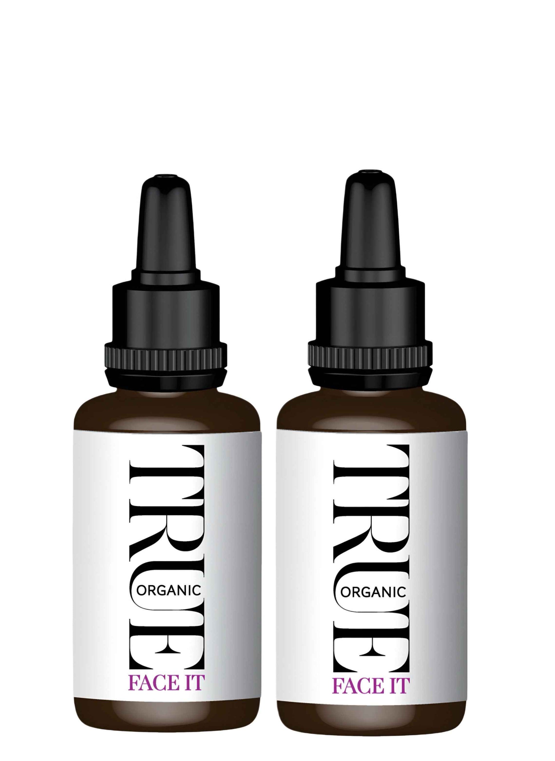 Face It Serum Double Pack – Organic Face Serum for Hydrated, Glowing Skin