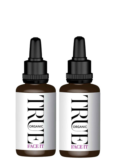 Face It Serum Double Pack – Organic Face Serum for Hydrated, Glowing Skin