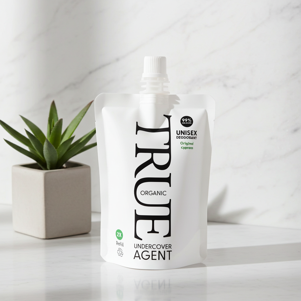 Undercover agent natuurlijke deodorant originele geur navulzakje