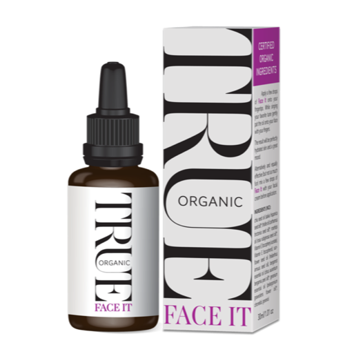 Face It Organic Serum for Fast Absorption - Potent Active Ingredients for Glowing Skin - True Organic of Sweden